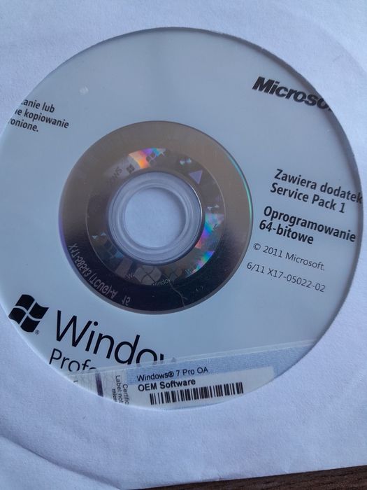 Windows 7 Professional 64-bit SP1 PL
