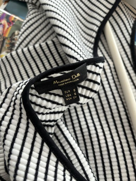 Bluzka z dekoltem  na plecach Massimo Dutti S
