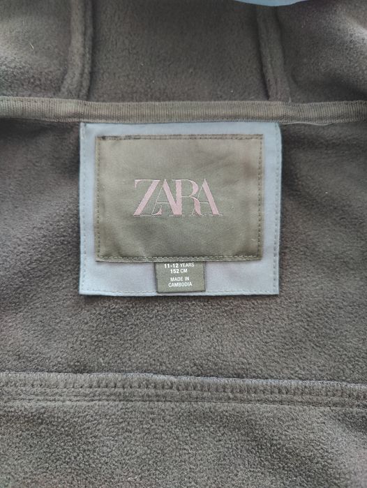 Casaco Zara softshell novo menino cinza escuro