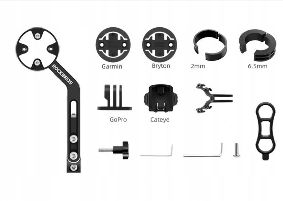 offbondage uchwyt garmin gopro bryton igpsport komputer navi lampka