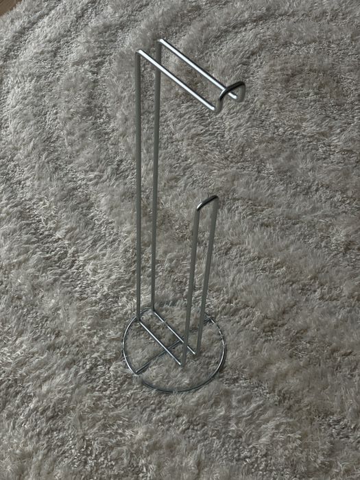 Stojak na papier toaletowy uchwyt/wieszak WC