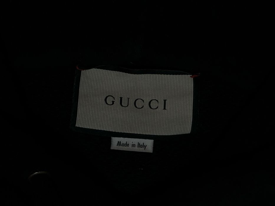 Gucci Hoodie Distressed Logo