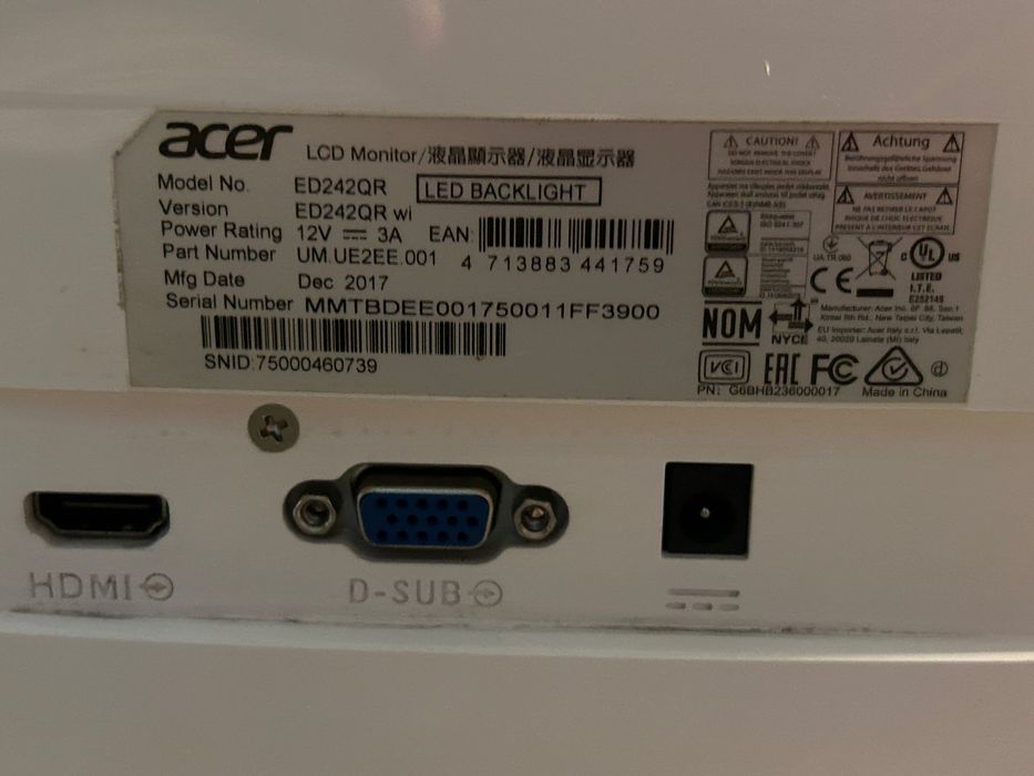 Monitor Acer Full HD