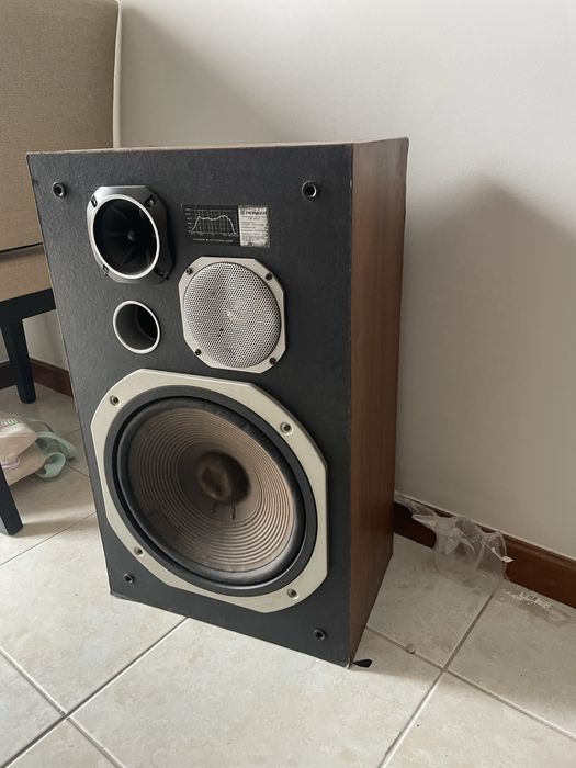 Colunas Pioneer CS-403 Vintage 80W – Bom Estado