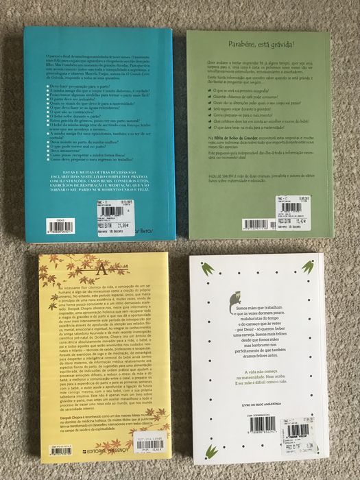 4 livros Gravidez e Maternidade