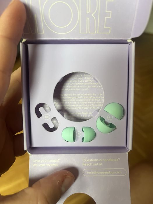 2 part gumek do zatyczek Loop quiet 1