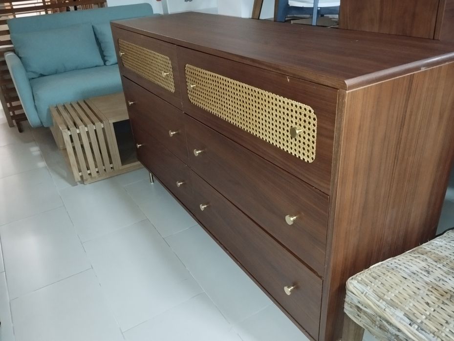 Cómoda de 6 gavetas