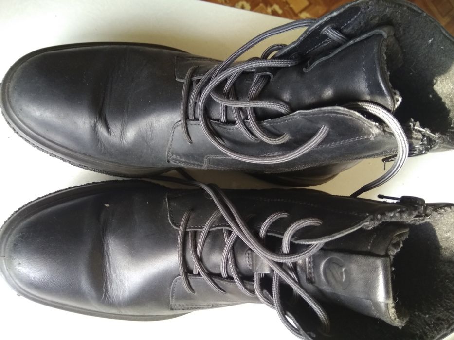 Чоловічі черевики, чорні, зимові