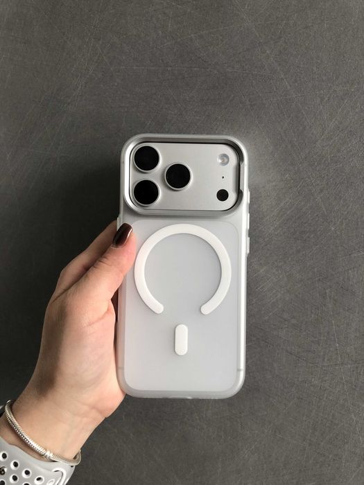Чохол Matte White Magsafe iPhone 17 Pro Max чехол айфон 17 Про макс iPhone 17 Pro айфон 17 Про