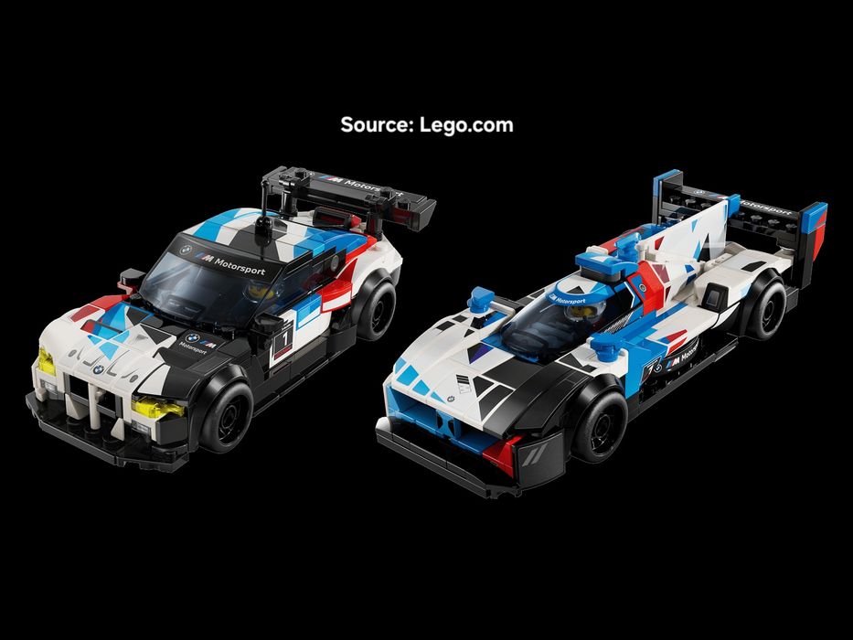 ENVIO GRATIS-LEGO 76922 BMW M4 GT3 & BMW M Hybrid V8 (Speed Champions)