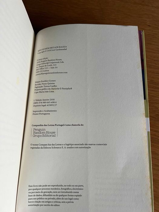 MEIO HOMEM METADE BALEIA      José Gardeazabal