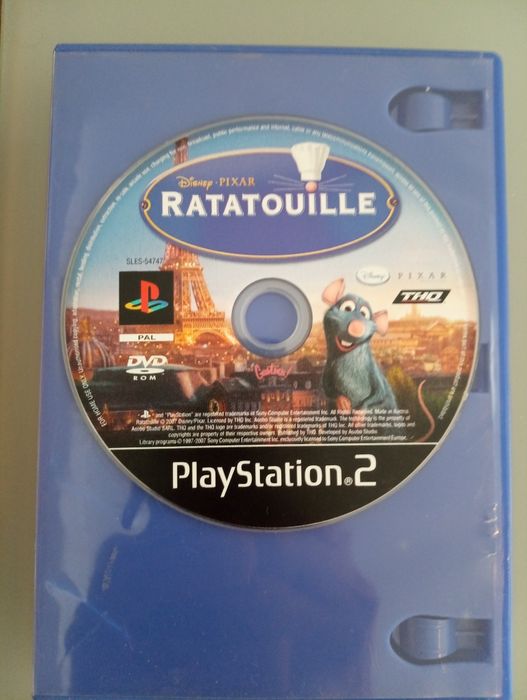 2 Jogos PS2: Grand Teft auto San Andreas	 E  Ratatouille	Playstation 2*