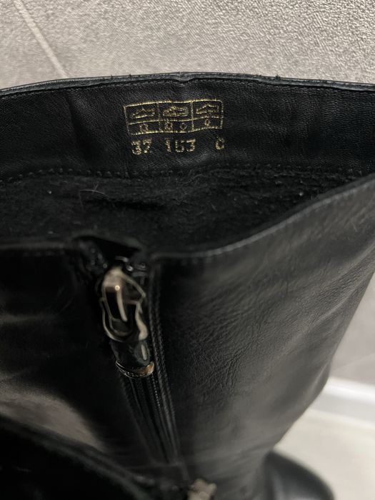 Весенние сапоги. Кожа