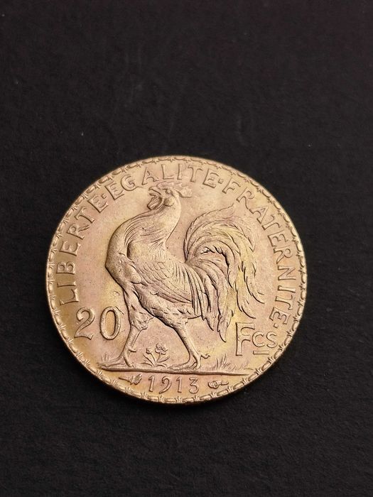 1913 - França - 20 francos - Ouro