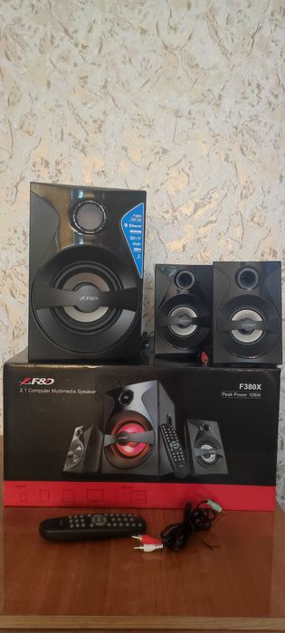 Акустична система F&D F380X 2.1 (108W, Bluetooth) — Стан НОВОЇ