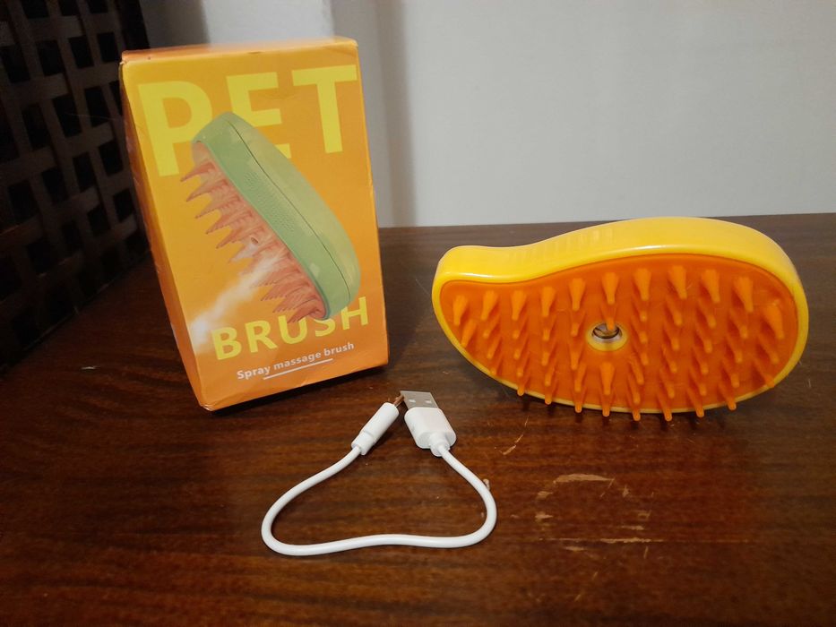 Escova Pet à Vapor - Ideal para Cães e Gatos