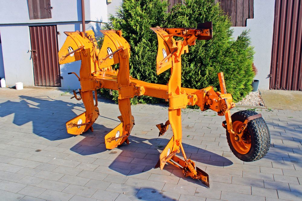 Pług obrotowy 3-skibowy HUARD / KUHN RL 301 / Przedpłużki / Koło gumowe / Stan BDB