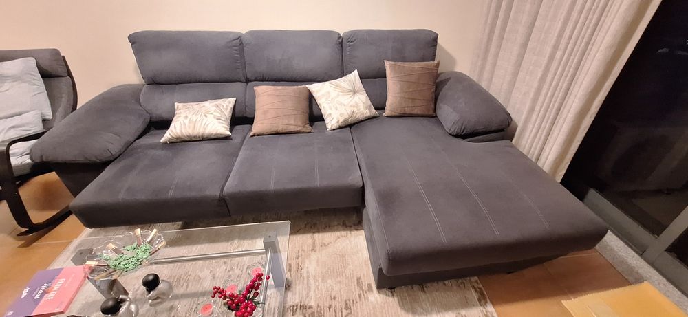 Sofa 3 Lugares com chaselong