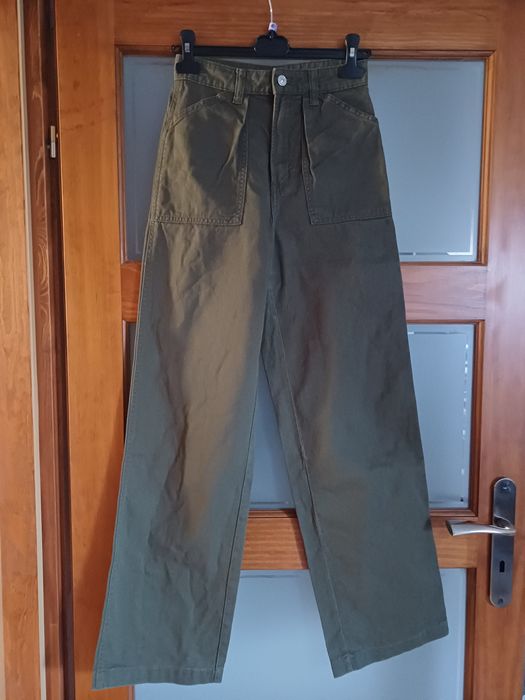 Spodnie khaki dla nastolatki