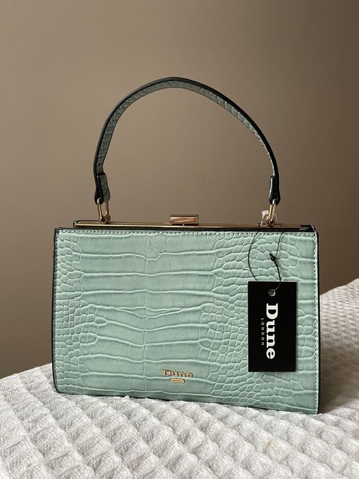 Miętowa torebka Dune London