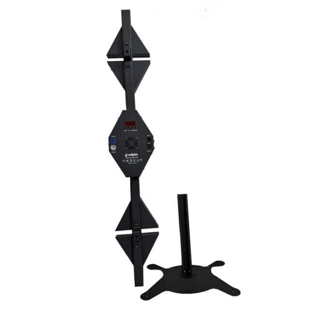 EVOLIGHTS LUMEN ONE 6x60W WW 96x0,5W RGB LED reflektor sceniczny retro