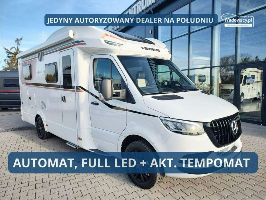 Weinsberg CaraCompact Suite MB 640 MEG - Wersja ZIMOWA  Od ręki - Półintegra na podwoziu Mercedesa z automatem! KRAKÓW!