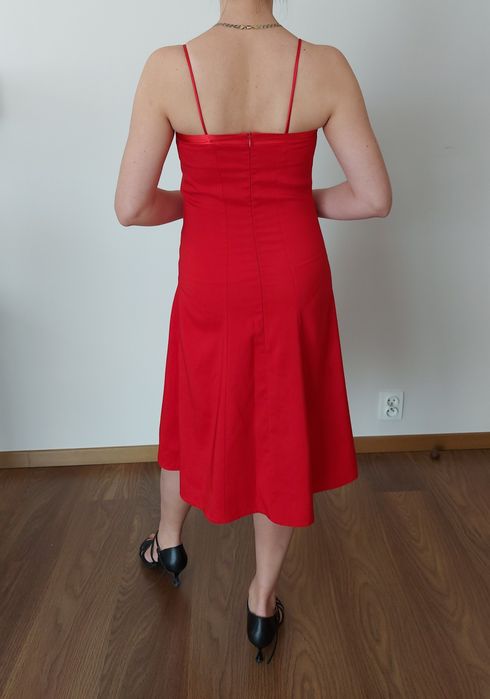 Sukienka czerwona na wesele r. 36