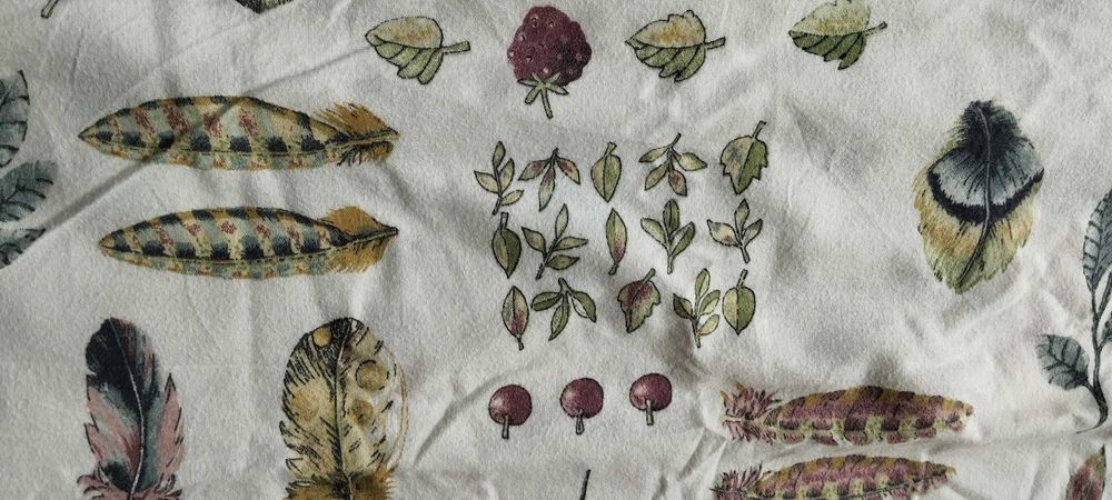 Tecido estampado. lençol flanela de algodão