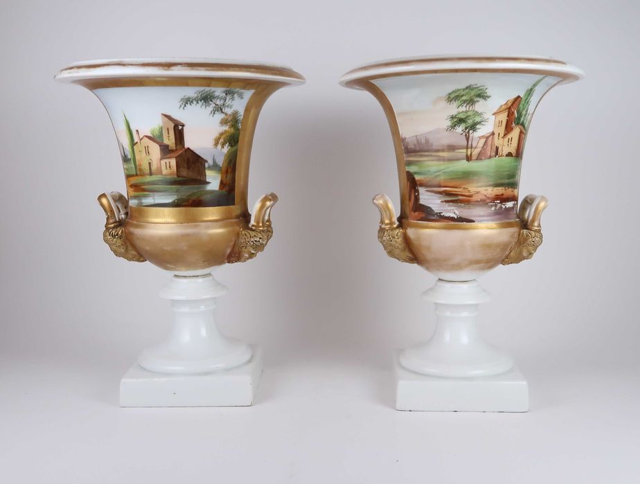 Par de Jarras Vieux Paris Séc. XIX