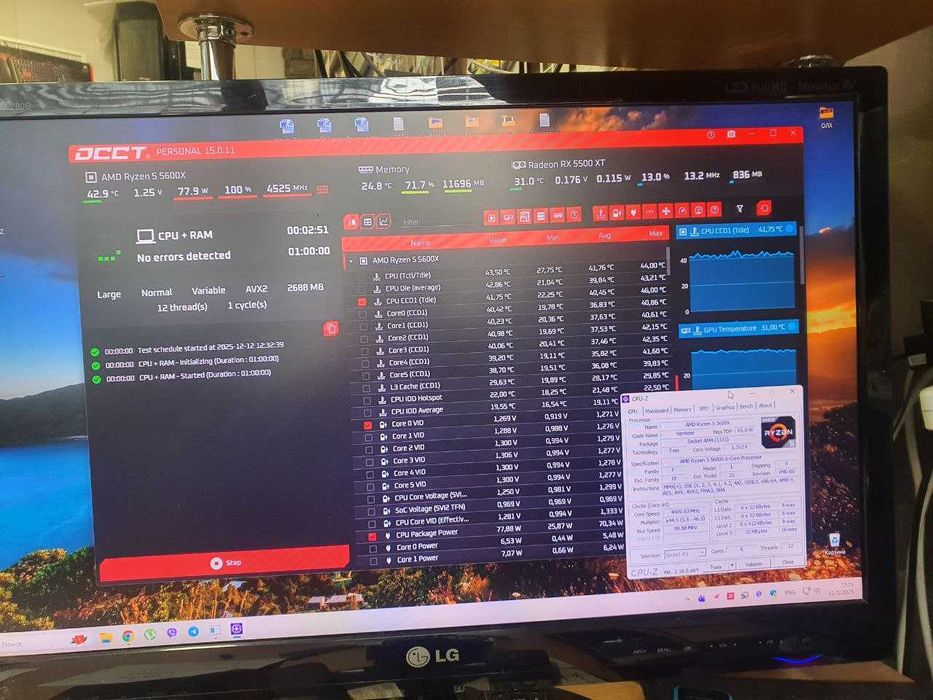 Материнская плата sAM4 MSI x570 tomahawk c Ryzen 5 5600x и кулер.