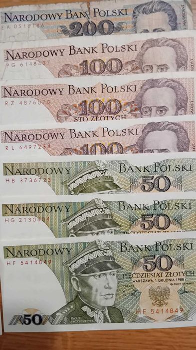 Sprzedam banknoty  z Polski