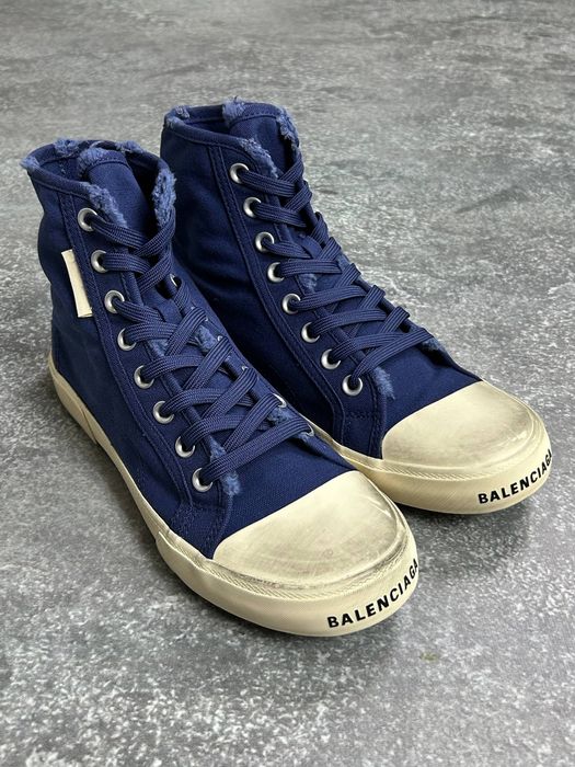 Кеди Balenciaga Paris shoes blue кросівки кроссовки сині 44 43 42 41