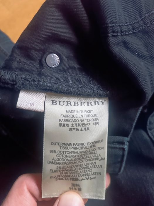 Męskie spodnie Burberry