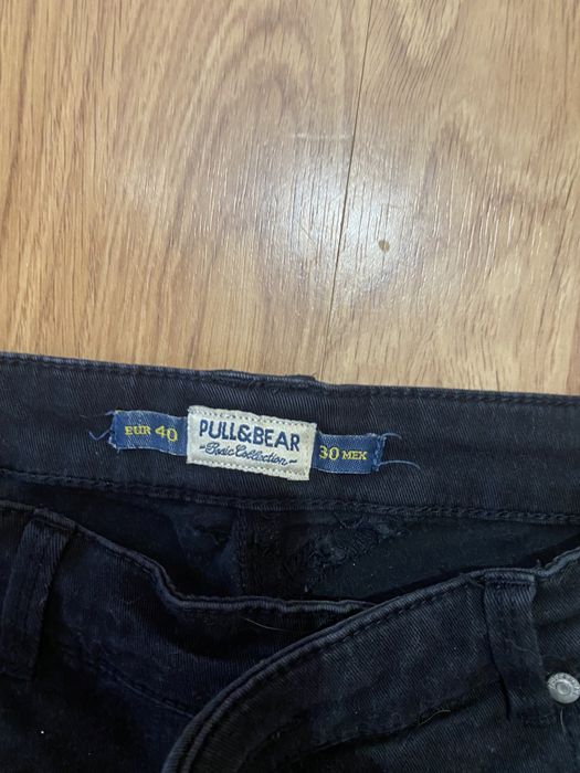 Calças Pretas Pull&Bear