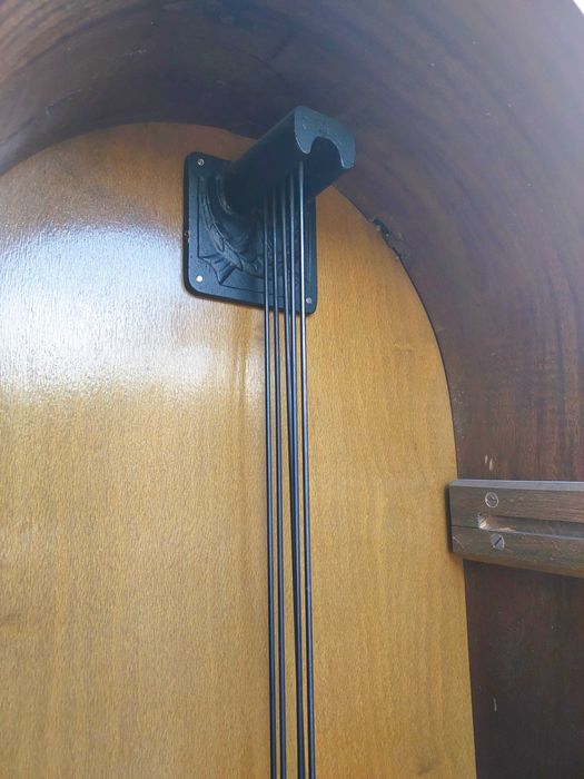 87 Stary zegar podłogowy baba Kieninger art deco stojący sprawny film