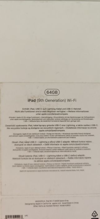 Tablet Apple iPad 9 Gen. 64GB Srebrny + Apple pencil