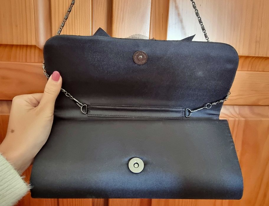 Pochete/ carteira clutch preta Primark