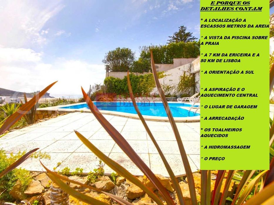 Ericeira - Praia São Lourenço - T2 Duplex com piscina em cima da areia