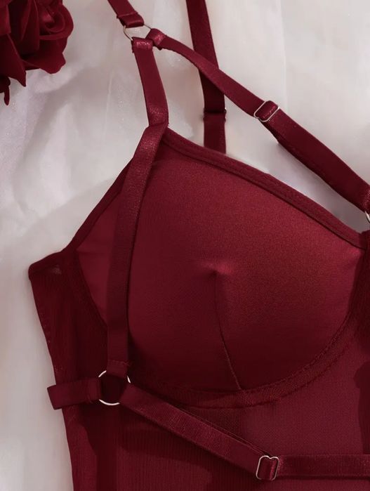 Body/Lingerie Vermelho escuro M e L