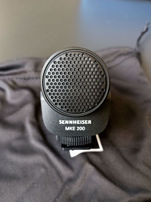 Sennheiser MKE 200 - Microfone Direcional (NOVO, nunca usado)