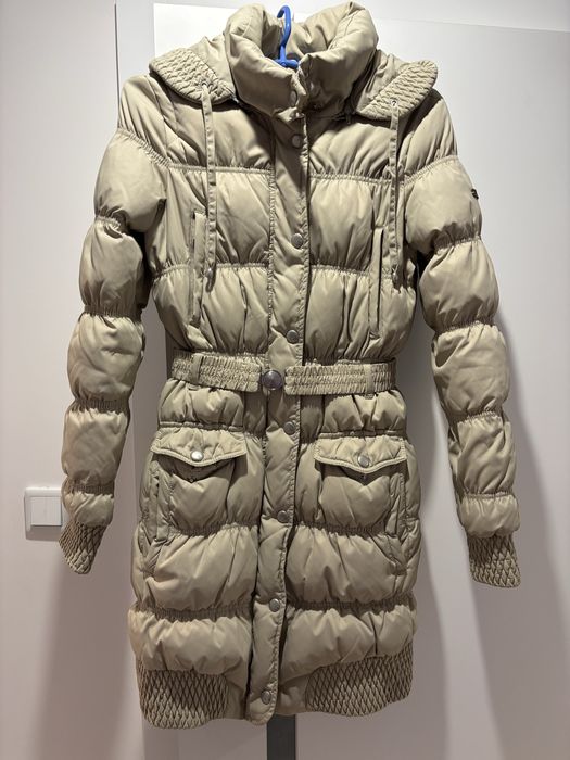 Plaszcz kurtka Mango XS beżowa