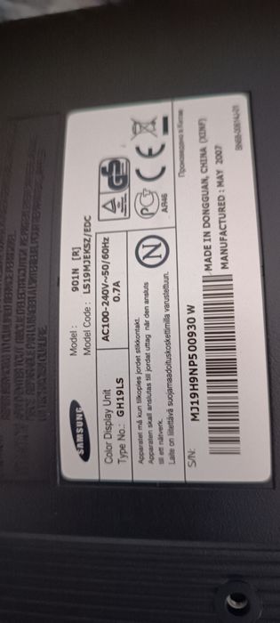 Monitor SyncMaster 901N