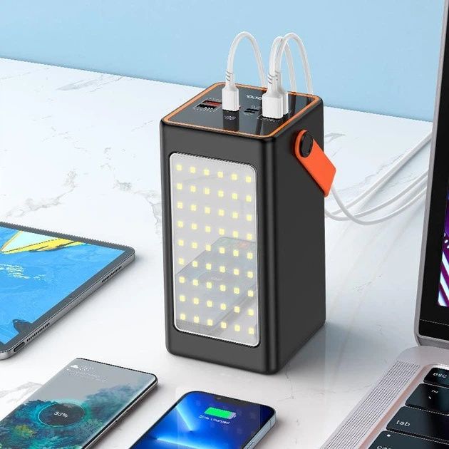 Повербанк з ліхтарем 90000mAh