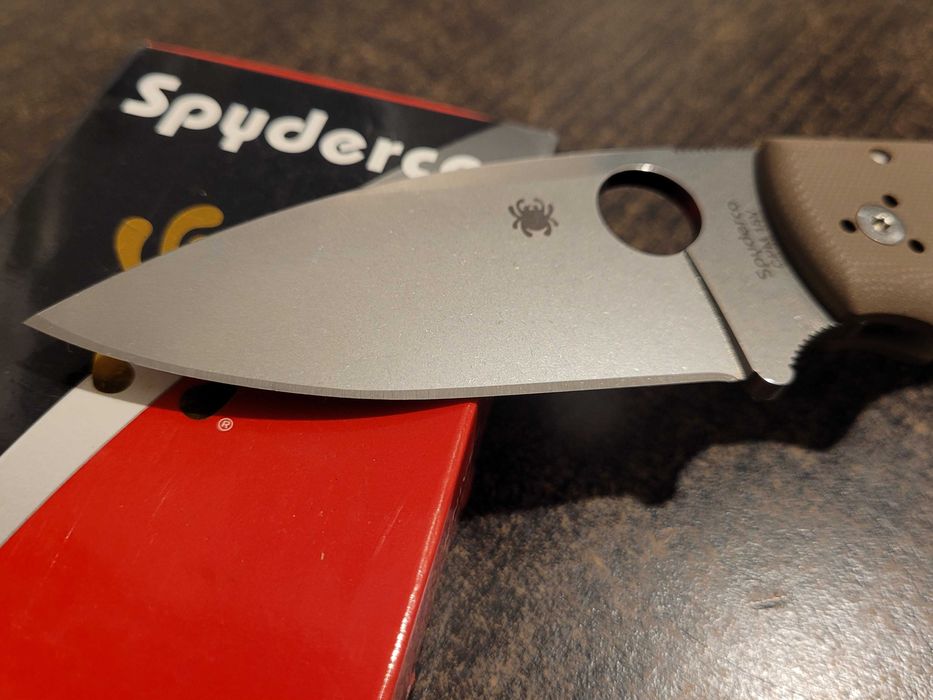 Spyderco Shaman Sprint Run Brown G10 Stonewashed CPM-15V