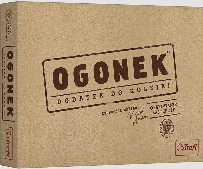 Ogonek IPN dodatek do gry Kolejka TREFL Trefl pudełko,585x328 mm