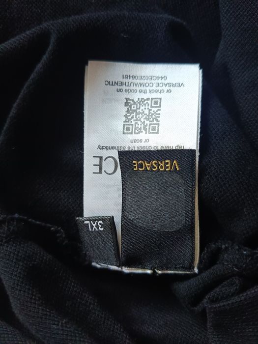 Versace polo czarne 3XL