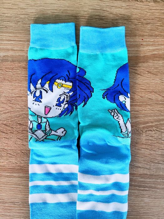 Sailor Moon - skarpetki długie. Sailor Mercury