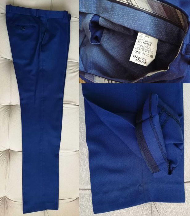 Костюм мужской, стильная тройка Giordano Conti, пиджак в клетку, 50 р.