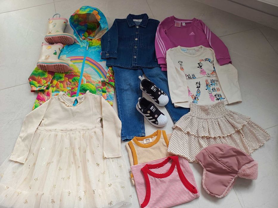 Шикарные детские вещи Zara, Adidas, Next, H&M на девочку 4 года