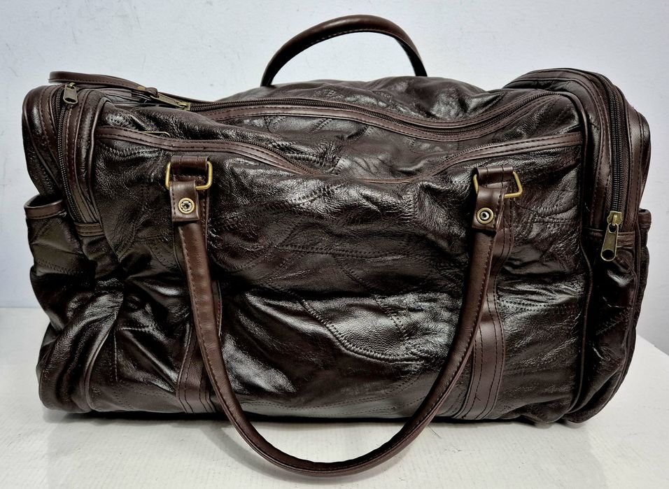 TORBA pojemna  skóra naturalna